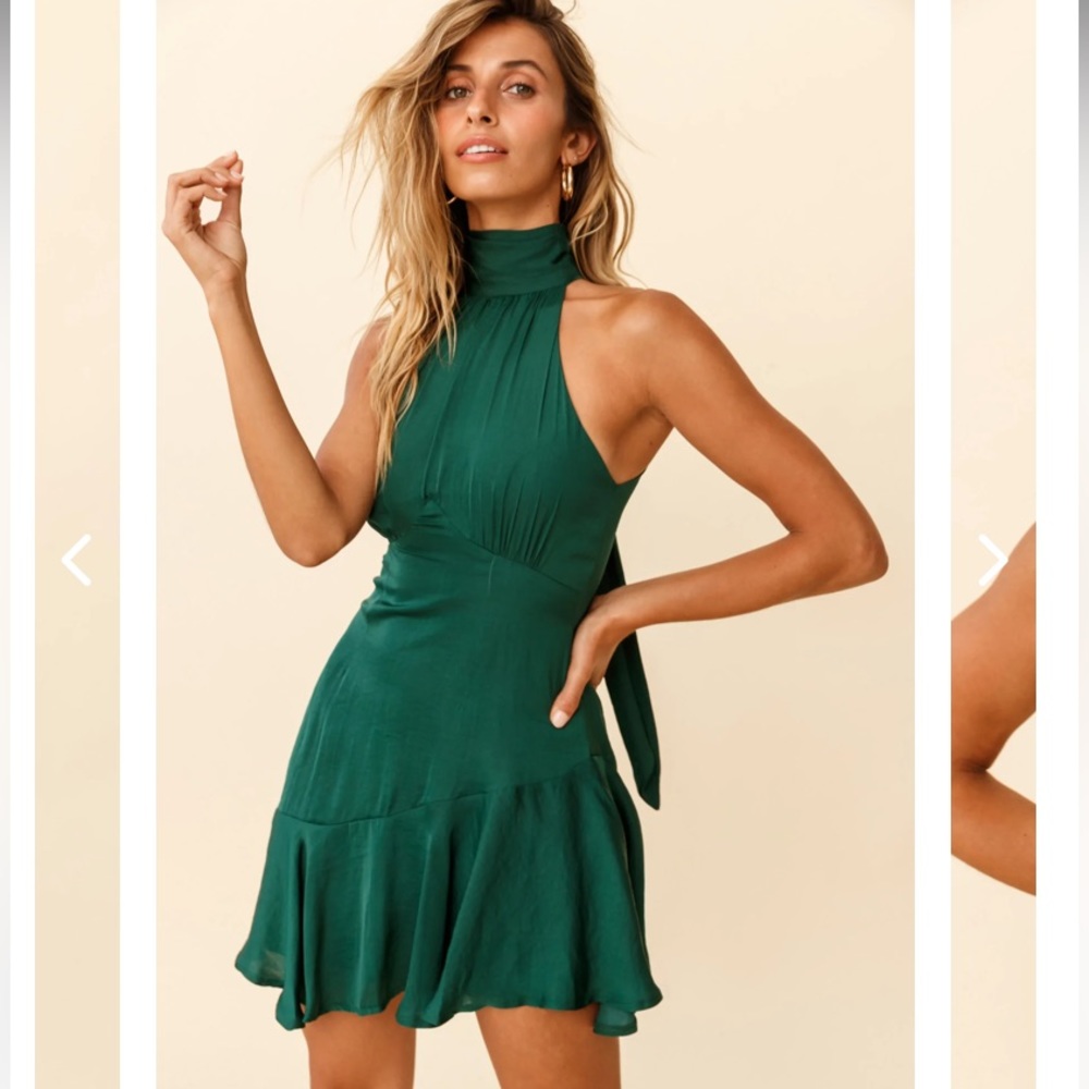 Selfie Leslie Promises Halterneck Dress
